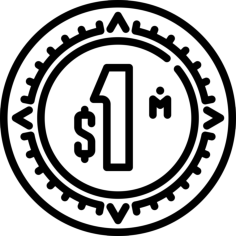 Mexican Peso Outline Svg Vector, Free Vectors File